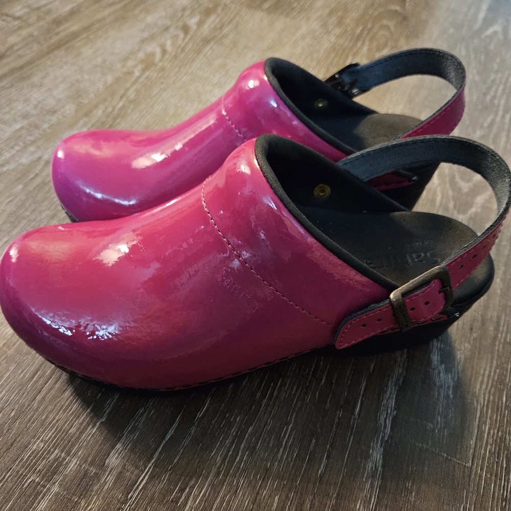 Pink Sanita Clogs